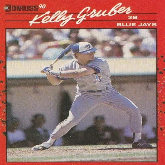 Kelly Gruber Baseball Card Collection - Picture 3 of 4